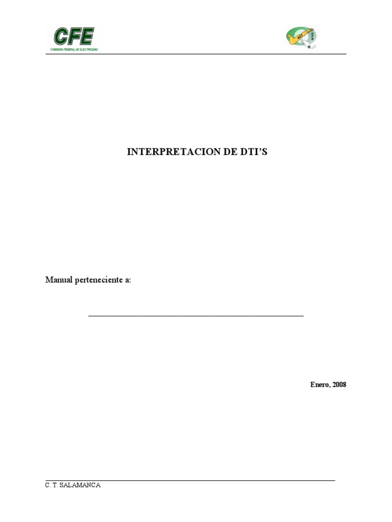 Interpretacion de Dtis | PDF | Sistema de control | Medición