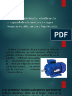 1.2 Cargas Industriales Clasificación y Capacidades de Motores y Cargas Térmicas en Alta, Media y Baja Tensión EQUIPO 7