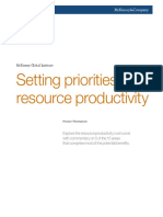 Resource Productivity