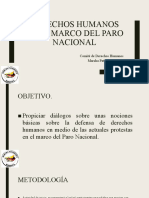 DDHH en El Marco Del Paro Nacional