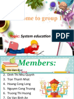 Welcome To Group 1: Topic