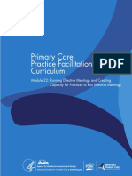 Primary Care Practice Facilitation Curriculum