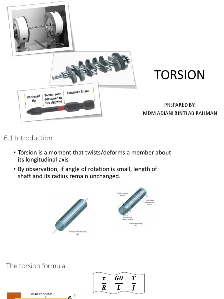 Understanding Torsion in Shafts | PDF | Geometric Measurement ...