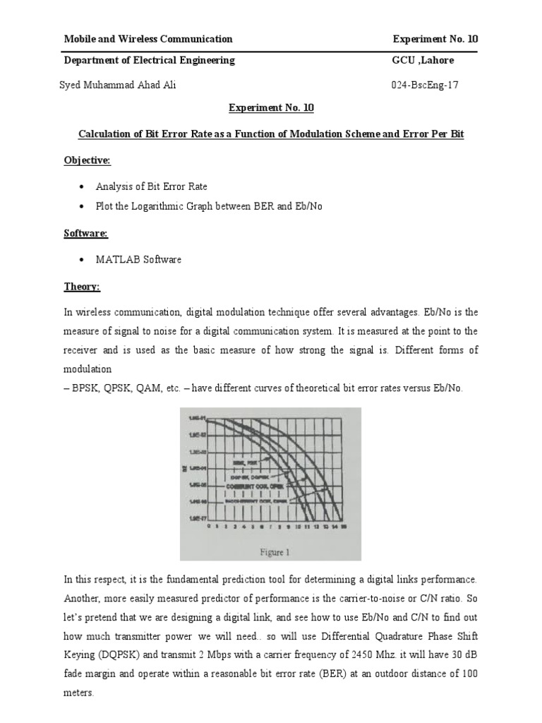 Mobile and Wireless Communication Department of Electrical Engineering