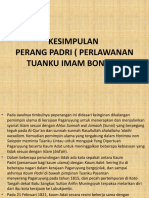 Kesimpualn Perang Padri