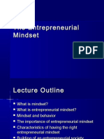 The Entrepreneurial Mindset