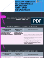Evaluasi Pelayanan Kesehatan Tradisional Integrasi Dan Komplementer Di Jawa Timur 21 Mei 2021