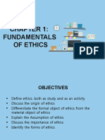 Chapter 1 Fundamentals of Ethics