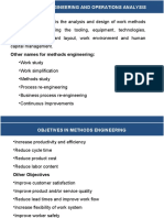 Methods Engineering and Operations Analysis