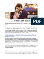 21 First Date Ideas