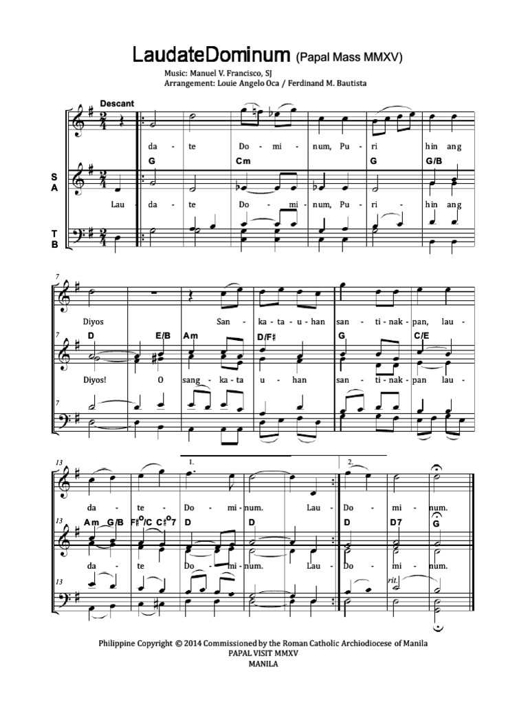 Laudate Dominum | PDF