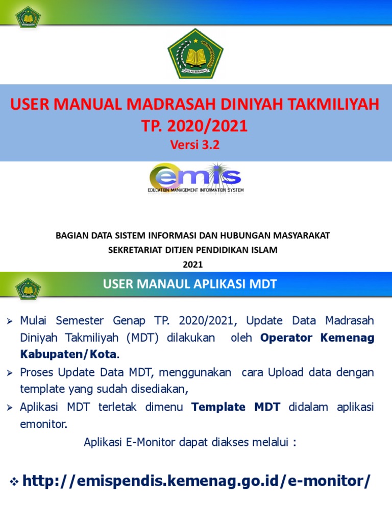 User Manual Mdt Tahun 2021 Pdf
