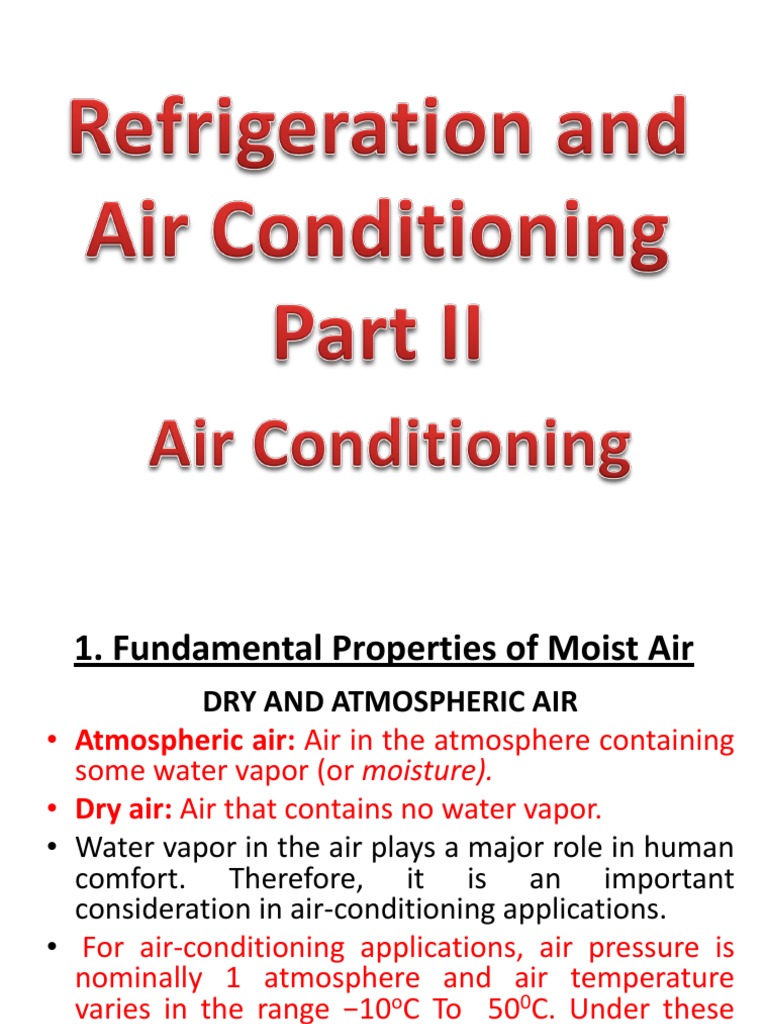 Air Condition SOFT COPY - C | PDF | Humidity | Air Conditioning