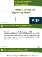 ME 325 Material Science and Engineering For ME