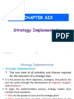 Chapter Six: Strategy Implementation