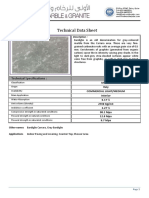 Technical Data -Bardiglio Marble