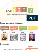 Unit 7 Exploration Discovery