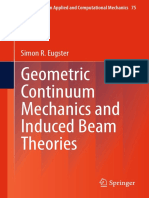 Geometric Continuum Mechanics and Induced Beam Theories: Simon R. Eugster