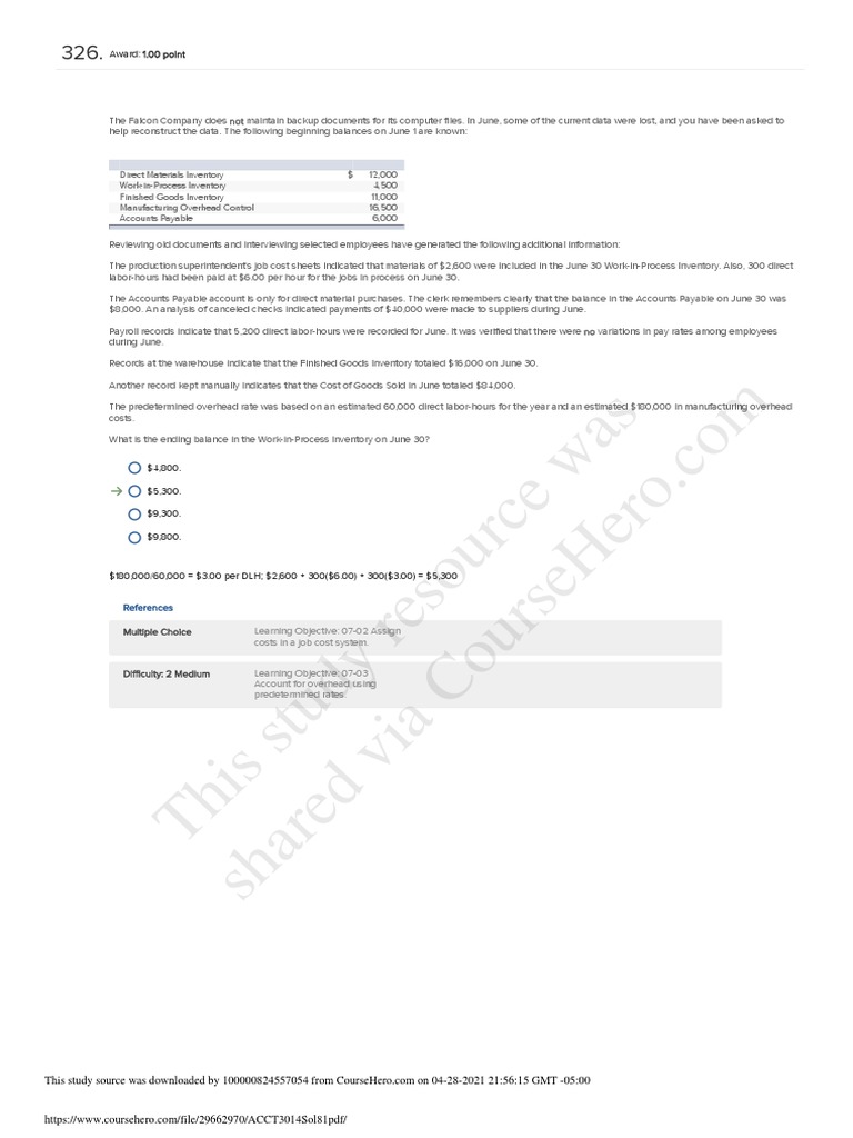 Accounts Payable Analysis for June | PDF | Accounts Payable | Inventory