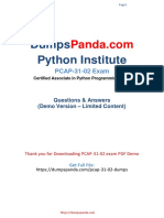 Dumps Python Institute: PCAP-31-02 Exam