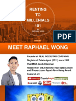 Raphael Wong, Renting To Millennials 101 - What Do They Want