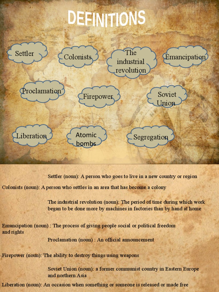 Key Terms in Colonization History | PDF | Thirteen Colonies | British ...
