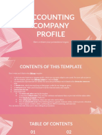 Accounting Company Profile by Slidesgo
