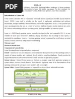 Introduction To Linux OS: Nbkrist Iv B.Tech Cse-Ii Sem