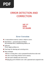 Error Detection and Correction