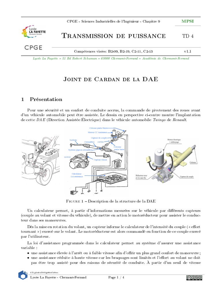 Joint de Cardan TD | PDF | Biens manufacturés | Machine