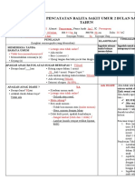 Formulir Pencatatan MTBS Diare - Tria Octaviana-18200100059