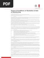 Terms and conditions of Quotation and sale of reinforcing final edited version 061207
