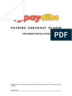 Paydibs Checkout Plugin: Virtuemart Installation