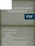 Perilaku Sehat Sakit Di Masyarakat