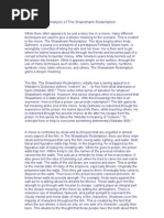 Download Analysis of The Shawshank Redemption by Ankit Bansal SN50909608 doc pdf