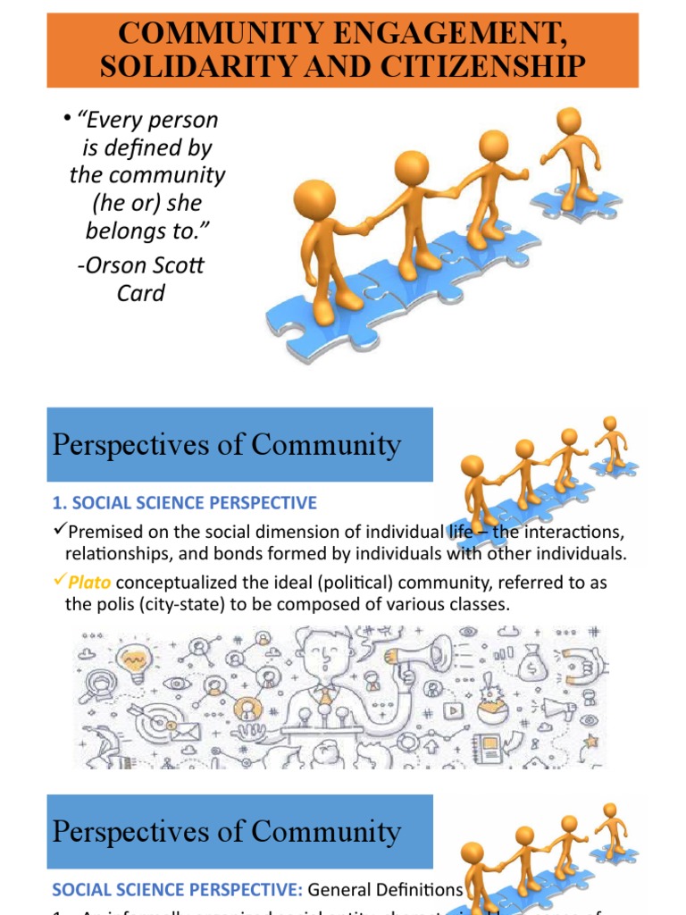 Community Engagement and Solidarity Insights | PDF | Community ...