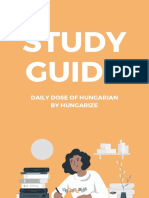 Study Guide - Hungarize Daily Dose of Hungarian