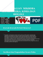 Pengendalian Mikroba Secara Fisika, Kimia Dan Biologi