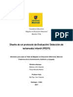 Protocolo de Evaluación de Tartamudez Infantil (PEDTI