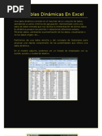 Tablas Dinámicas En Excel