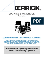 Commercial Wet Dry Vacuum Cleaner User Manual