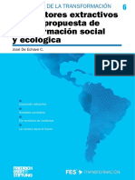 Los Sectores Extractivos en Una Propuesta de Transformación Social y Ecológica