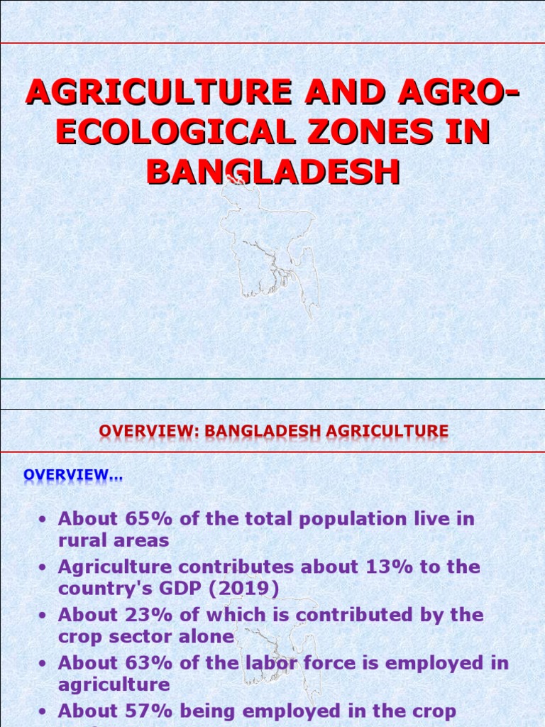 Agro Ecological Zoning Method And Gis In Bangladesh – QLZCB