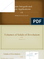 Definite Integrals and Their Applications: Section: 5.4, 5.6, 6.1, 6.2, 6.3