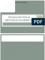 Trabalho Final Métodos Numéricos