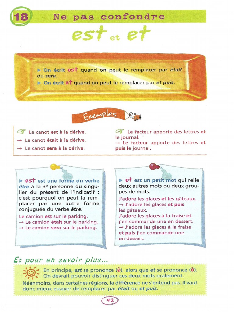 50 Règles D'orthographe Leçon 18 | PDF