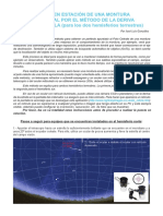 Estacionar Montura Metodo Deriva