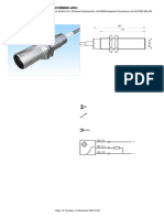 KJ4-M18MB80-ANU: Product Description Inductive Sensor Analogue