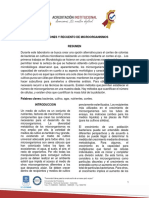 Informe Diluciones y Reconteo de Microorganismos