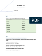 Taller Receptive Skill Reading